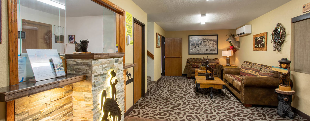 A stylishly Decorated Lobby